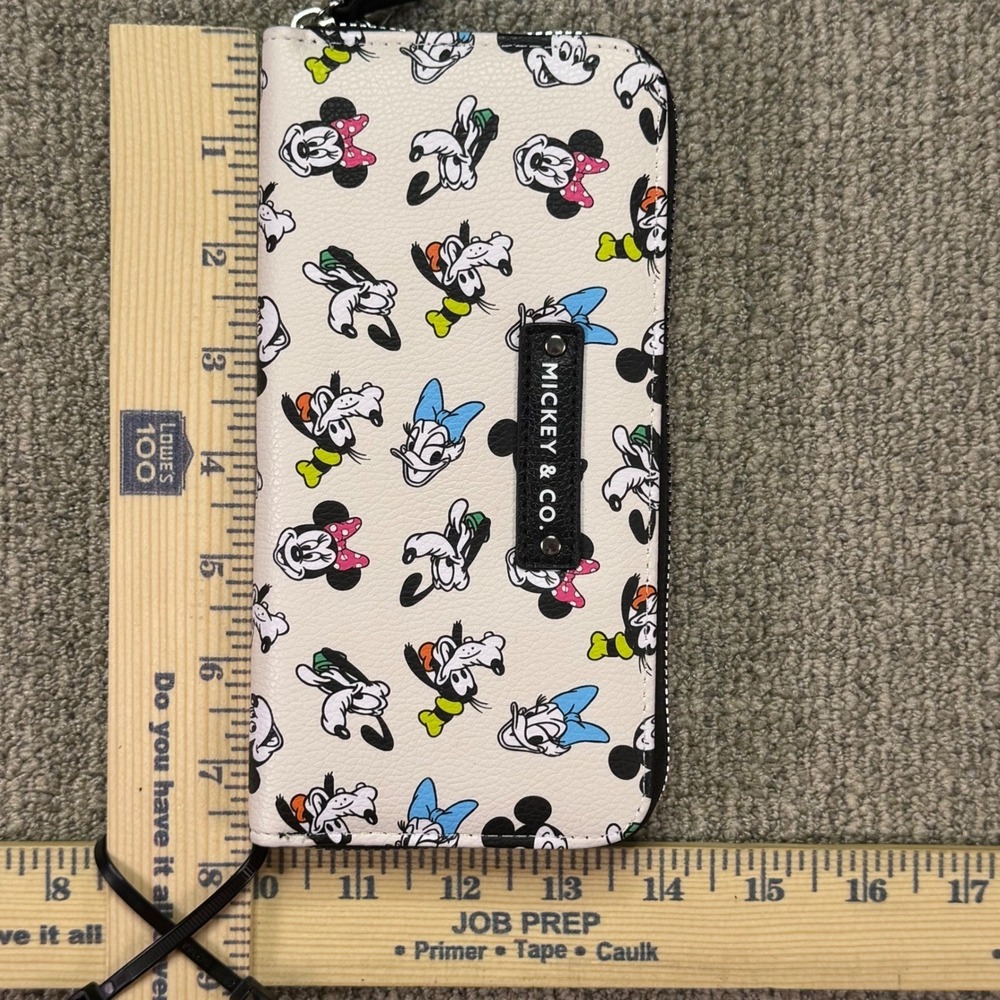 Disney Mickey Mouse Athleisure Dress M Mickey & Co Wallet Floral Ears Bundle NWT - Picture 9 of 12